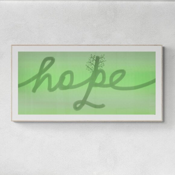 Hope | word art | Modern Wall Art Decor | Minimalist Digital Print - Picture 1 of 3